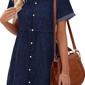 LookBook Store Demin Dress